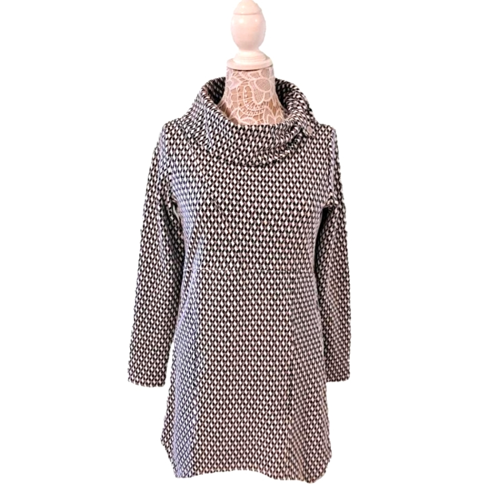 Vintage Peck & Peck Houndstooth Pattern Dress. Women's Size Small.